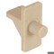 Prime-Line 1/4 in. Almond Plastic 5 lb. Shelf Support Peg (8 Pack) U 10177 - alternate 1